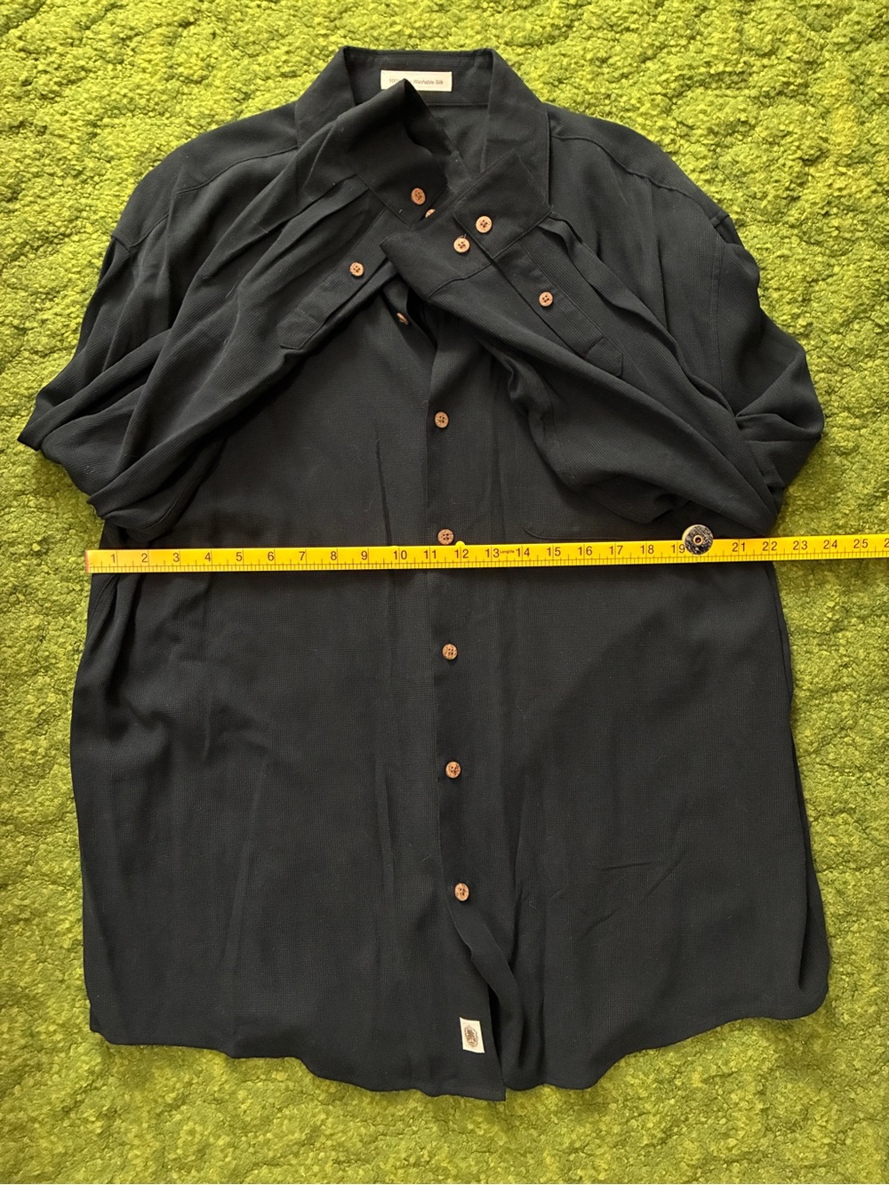 Paradise Collection 100% Fine Washable Silk Shirt - Picture 5 of 9